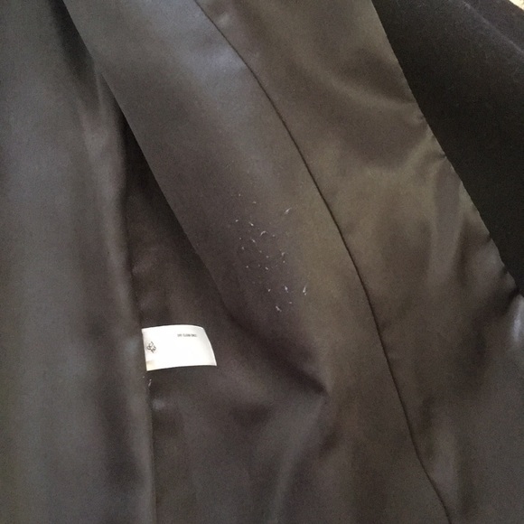 SOLD!! Old Navy Black Long Peacoat Sz XL - Picture 6 of 10